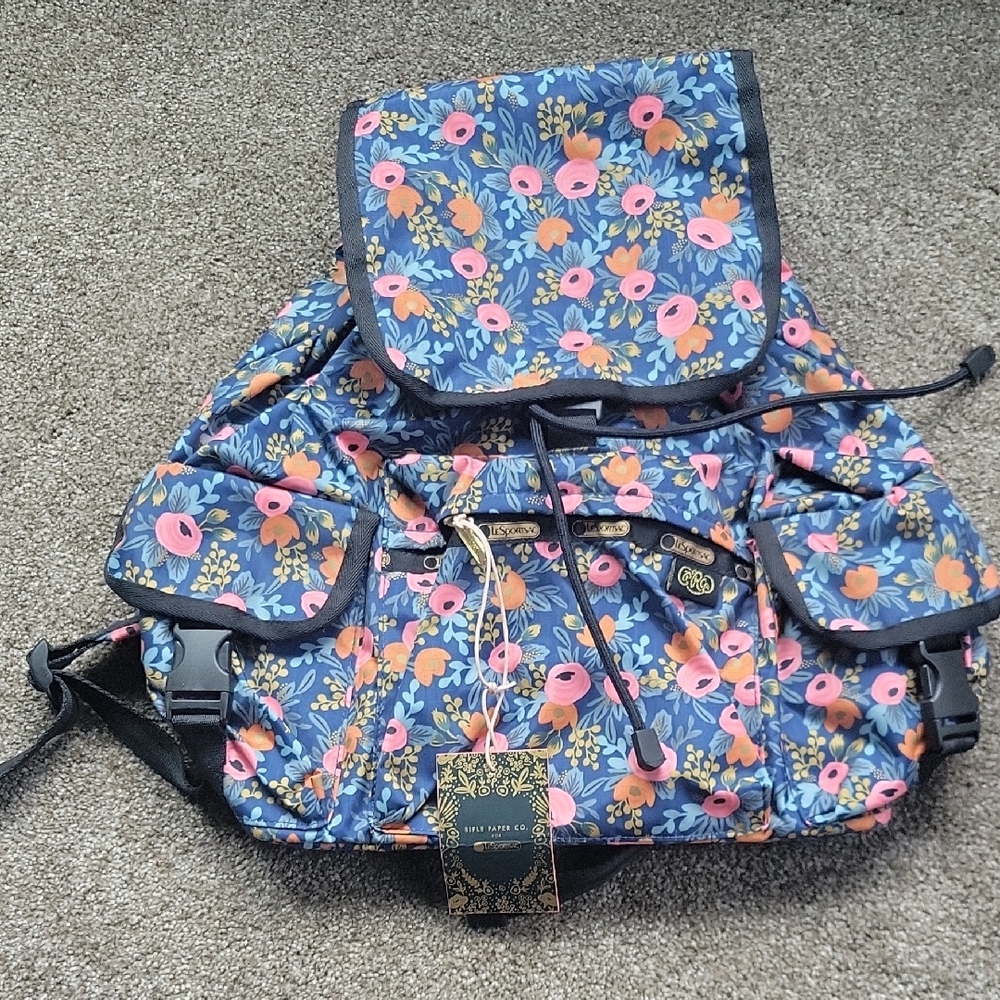 LeSportsac x Rifle Paper Co Rosa Voyager Backpack